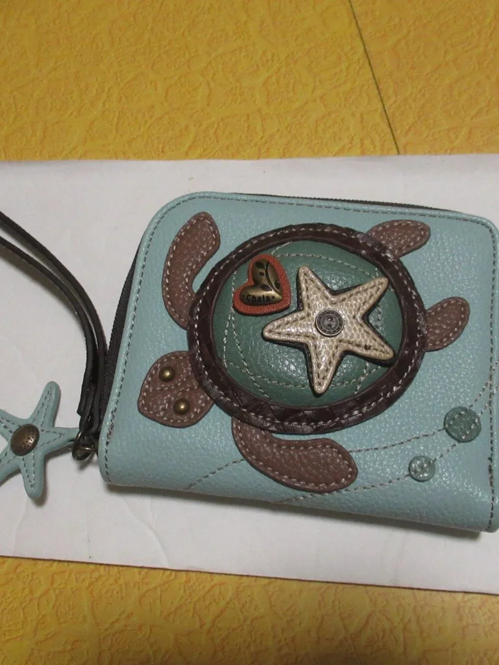 Chala Sea Turtle Wristlet Wallet